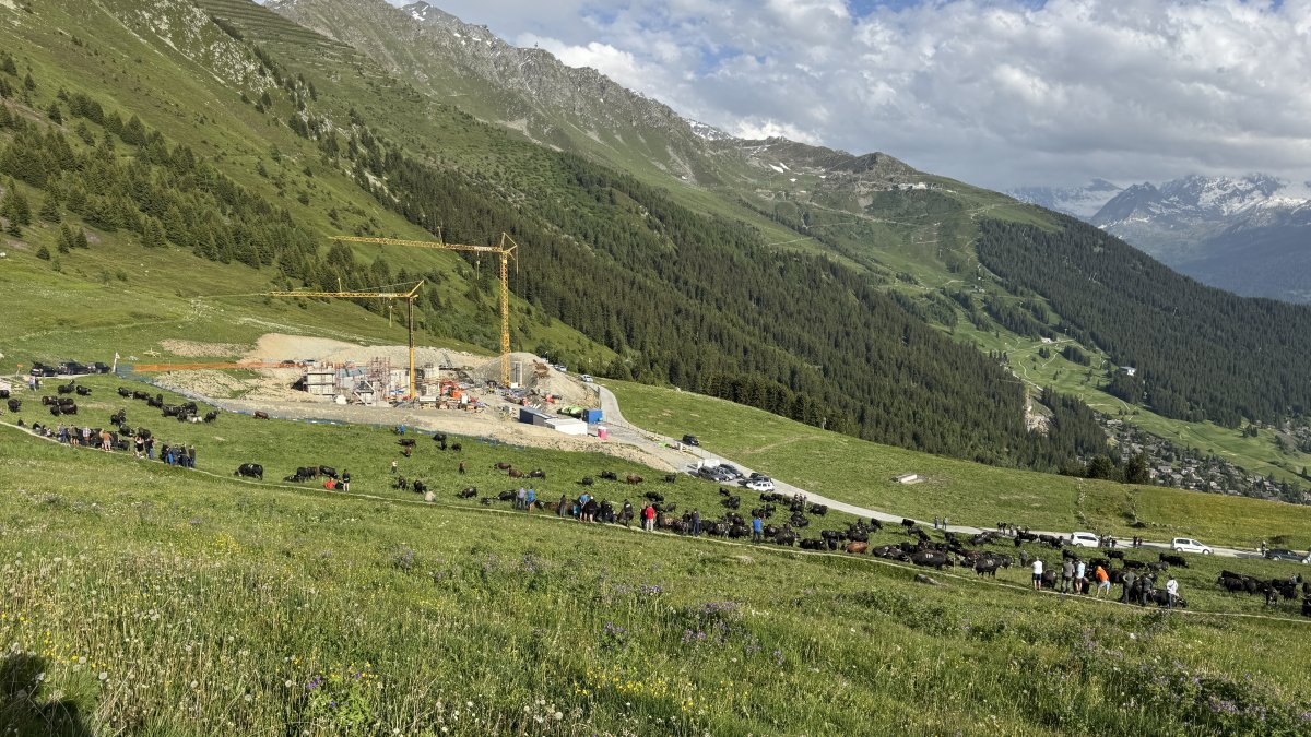 New Savoleyres lift - Alpage 2025 June