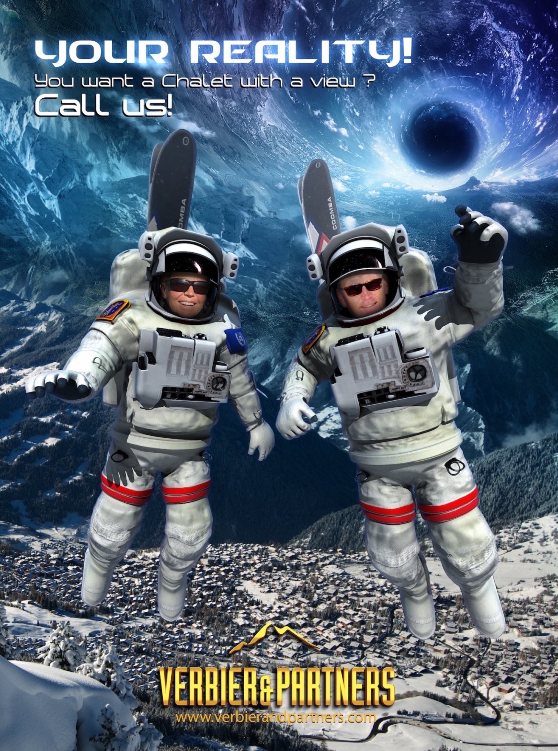 Call us! Verbier above Verbier