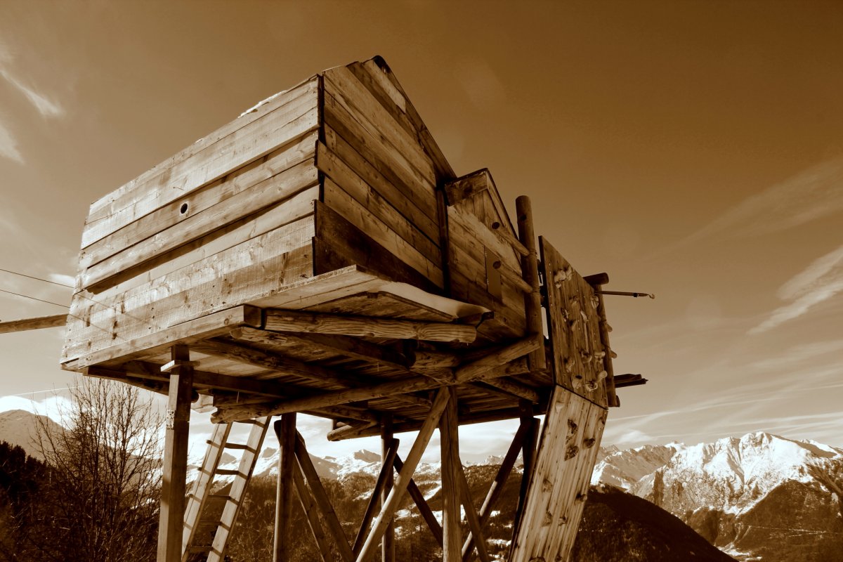 You have to start somewhere with building in Verbier ...😇